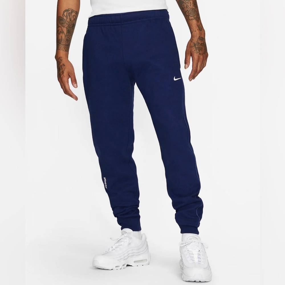 Nike Nocta Men’s Sweatpants Joggers Lounge Pants Blue Medium